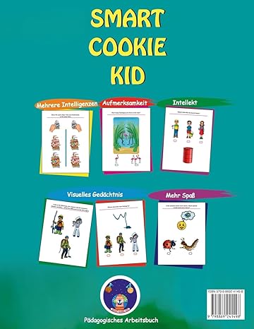 Smart Cookie Kid für 3-4 Jahre, Buch 1A