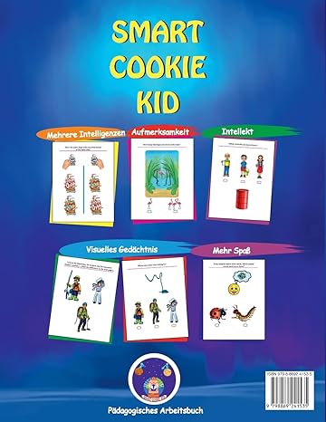 Smart Cookie Kid für 3-4 Jahre, Buch 1A